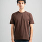 DARK BROWN REGULAR T-SHIRT