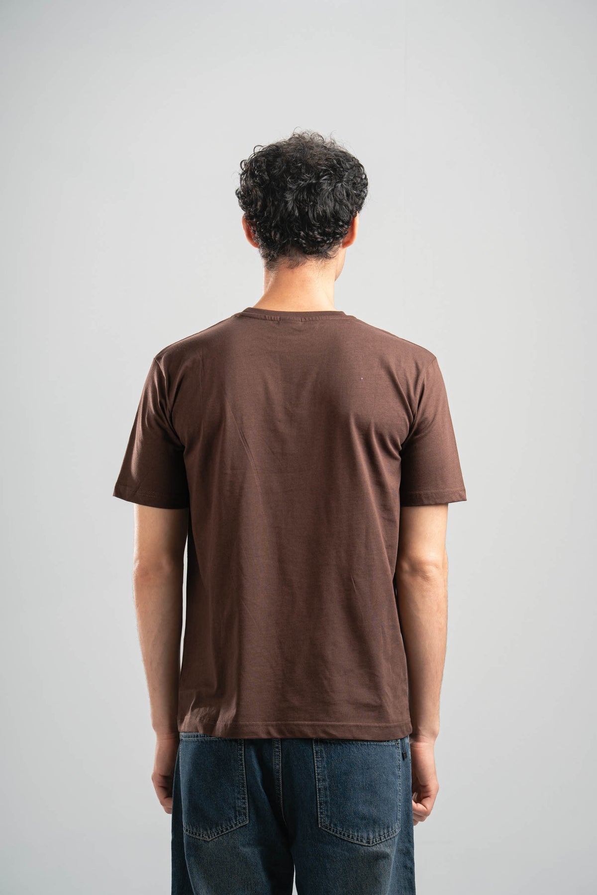 DARK BROWN REGULAR T-SHIRT