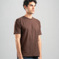 DARK BROWN REGULAR T-SHIRT