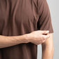 DARK BROWN REGULAR T-SHIRT
