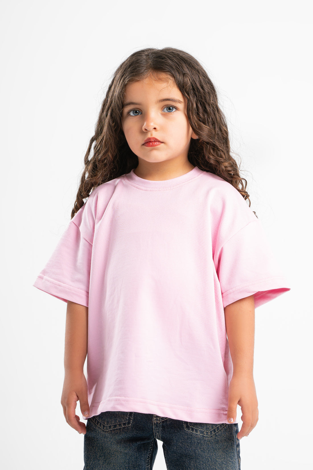 PINK LITTLE ONES SUMMER MELTON BOX-TEE