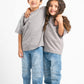 LIGHT GREY LITTLE ONES ORGANDY BOX-TEE