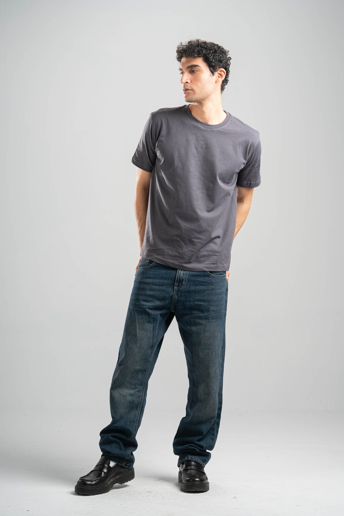DARK GREY REGULAR T-SHIRT