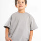 LIGHT GREY LITTLE ONES ORGANDY BOX-TEE