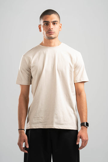 BEIGE REGULAR T-SHIRT