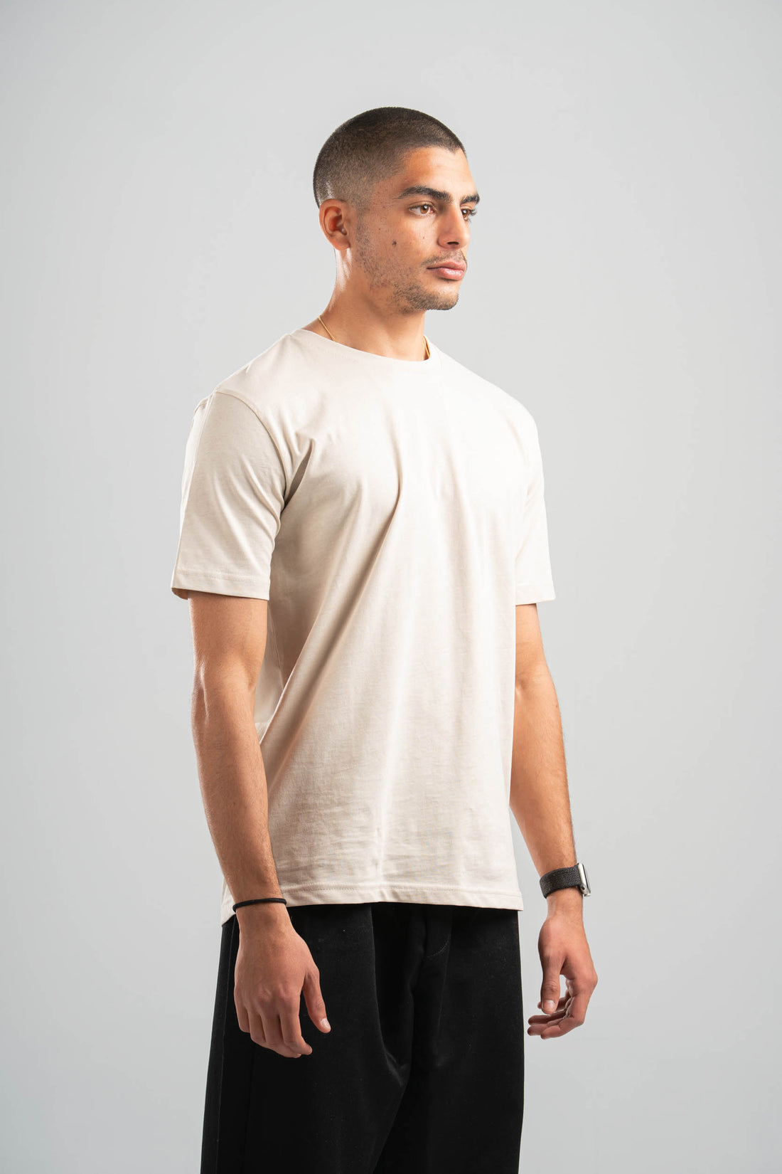 BEIGE REGULAR T-SHIRT