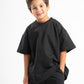 BLACK LITTLE ONES SUMMER MELTON BOX-TEE
