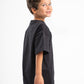 BLACK LITTLE ONES SUMMER MELTON BOX-TEE