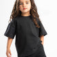 BLACK LITTLE ONES SUMMER MELTON SHORT