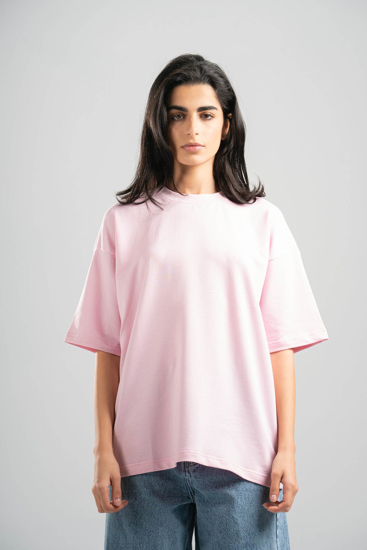 PINK SUMMER MELTON BOX-TEE