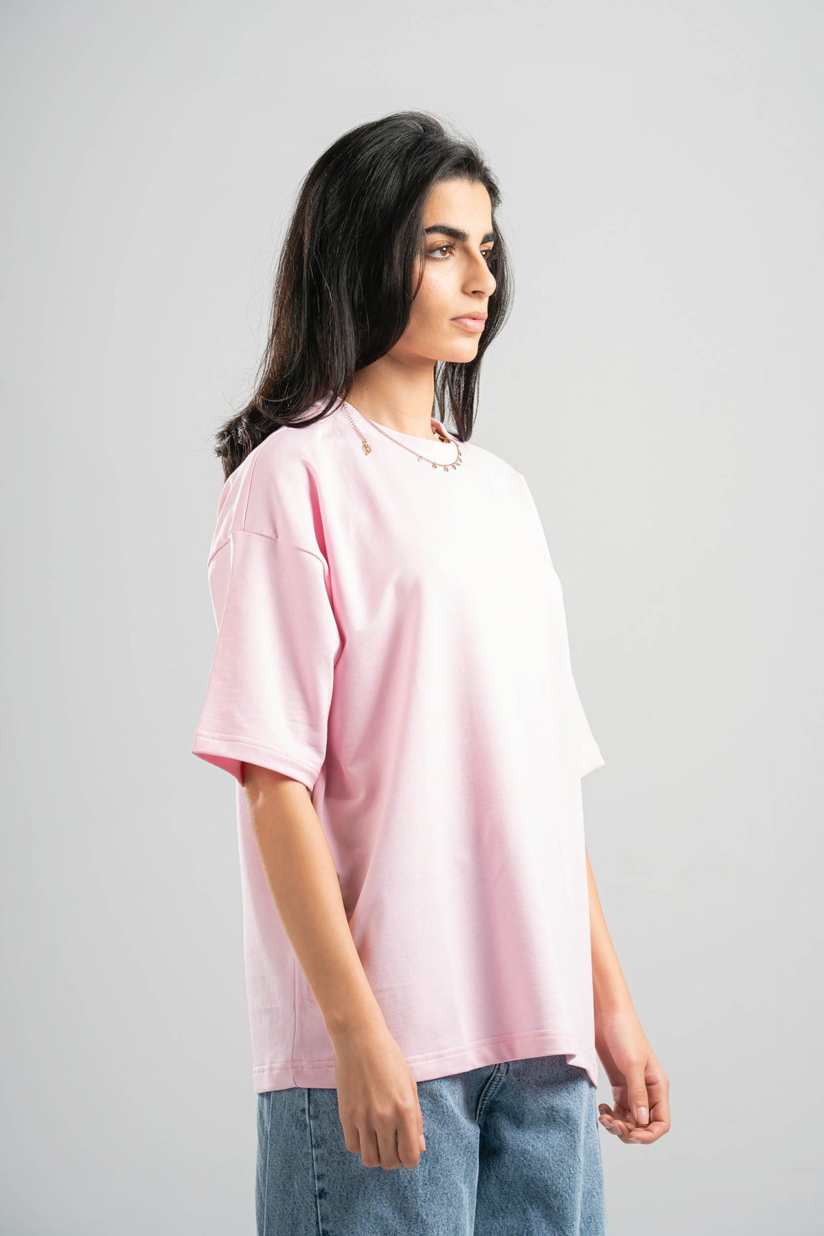 PINK SUMMER MELTON BOX-TEE