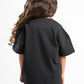 BLACK LITTLE ONES SUMMER MELTON BOX-TEE