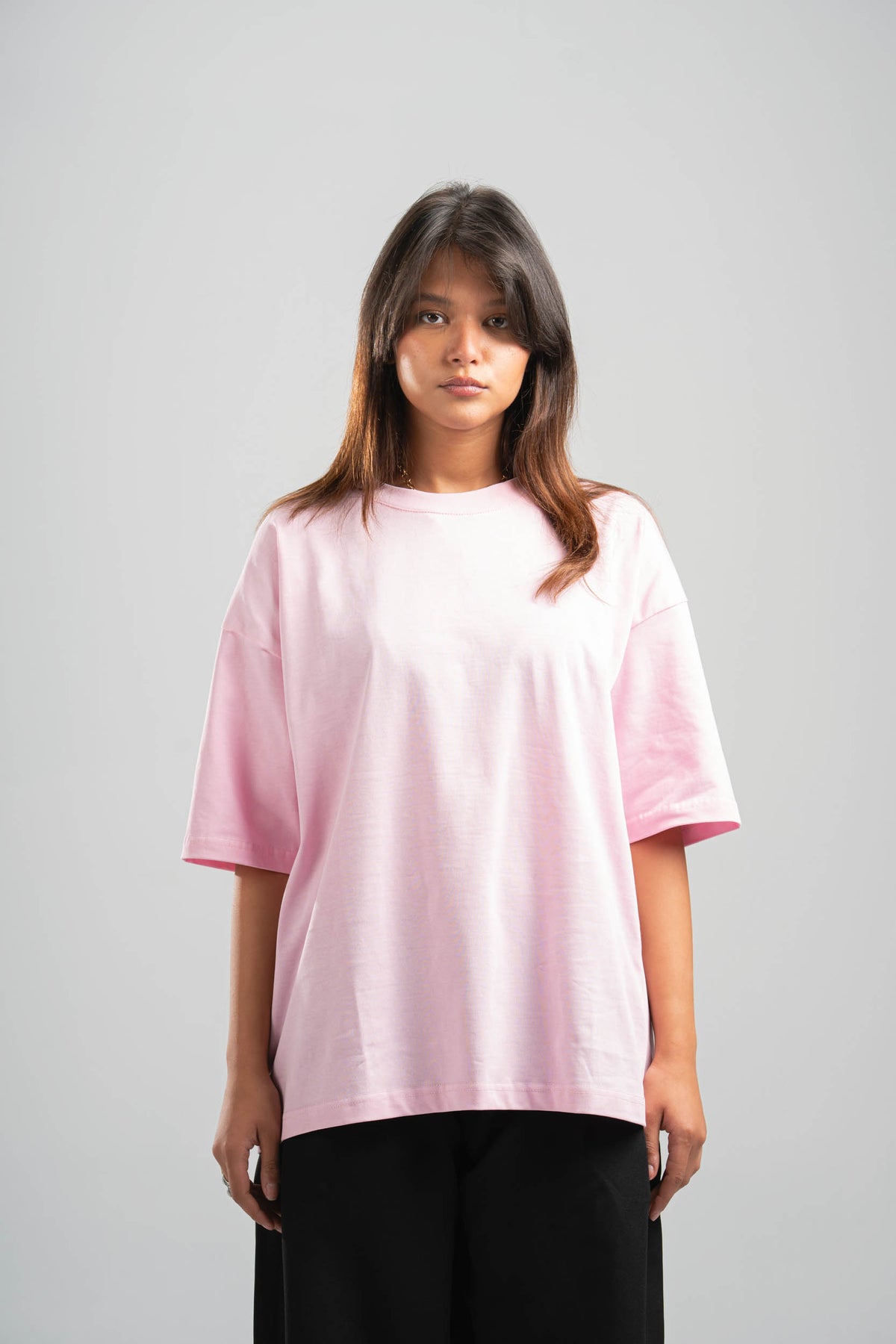LIGHT PINK OVERSIZED T-SHIRT