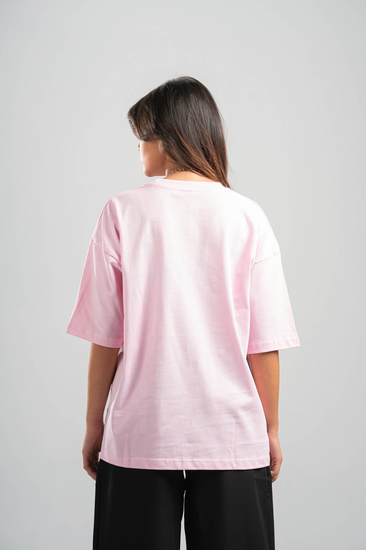LIGHT PINK OVERSIZED T-SHIRT