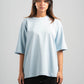 SKY-BLUE OVERSIZED T-SHIRT