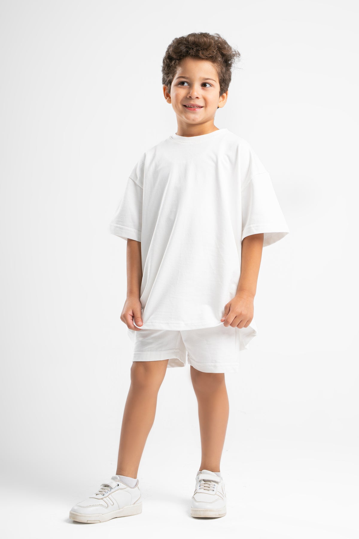 OFF-WHITE LITTLE ONES SUMMER MELTON SHORT