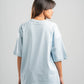 SKY-BLUE OVERSIZED T-SHIRT