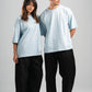 SKY-BLUE OVERSIZED T-SHIRT