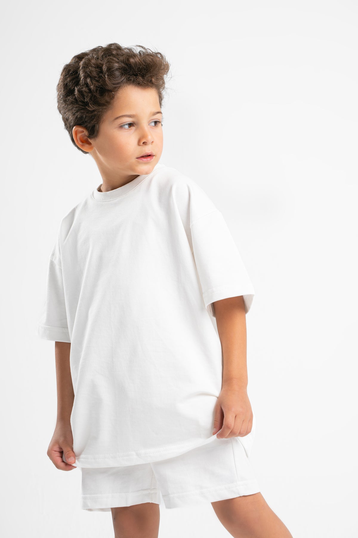 OFF-WHITE LITTLE ONES SUMMER MELTON BOX-TEE