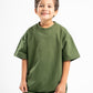 FOREST GREEN LITTLE ONES SUMMER MELTON SHORT