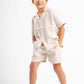 BEIGE LITTLE ONES CROCHET SHORT