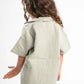 MINT LITTLE ONES CROCHET SHORT SLEEVES SHIRT