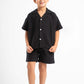 BLACK LITTLE ONES CROCHET SHORT