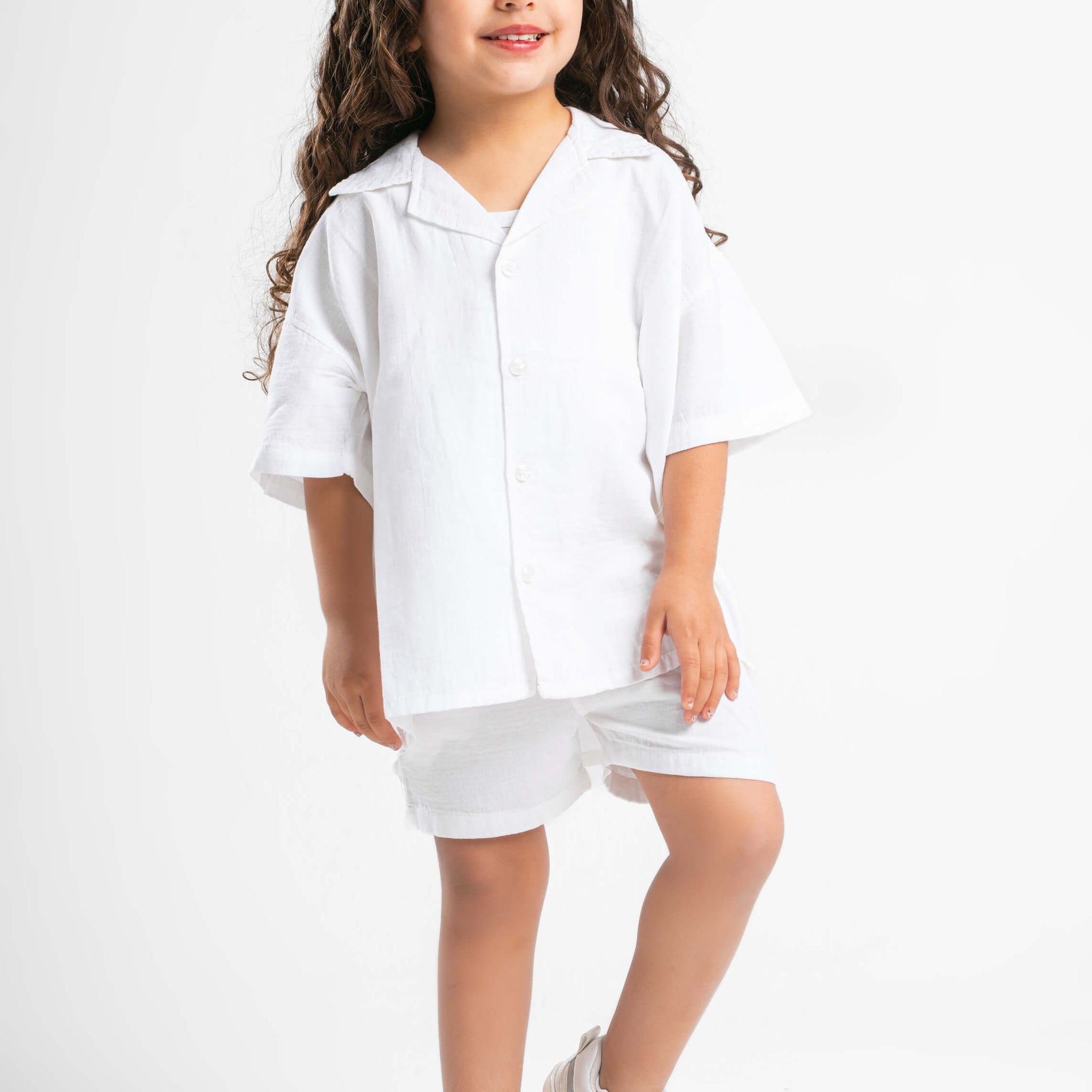 WHITE LITTLE ONES CROCHET SHORT