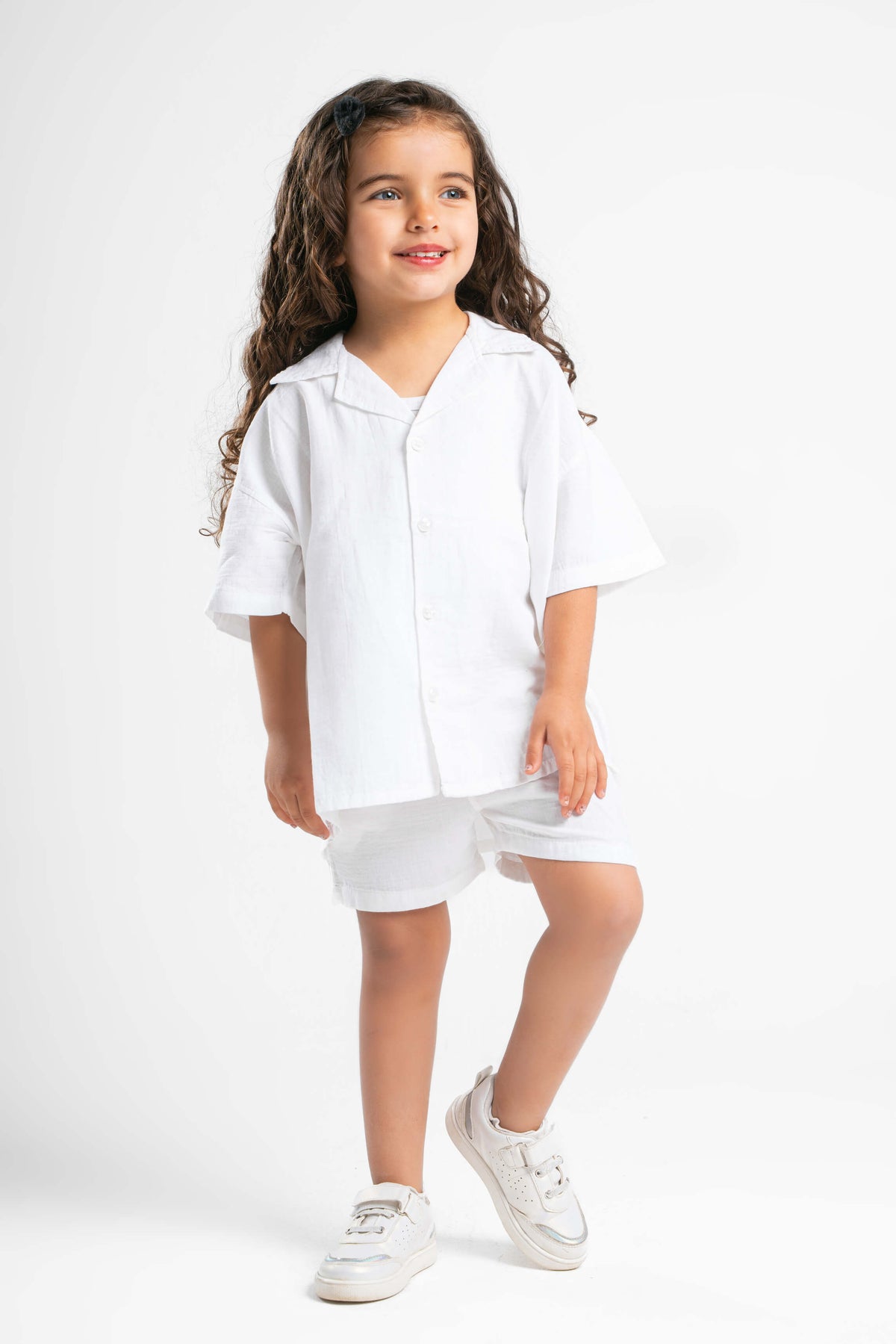 WHITE LITTLE ONES CROCHET SHORT