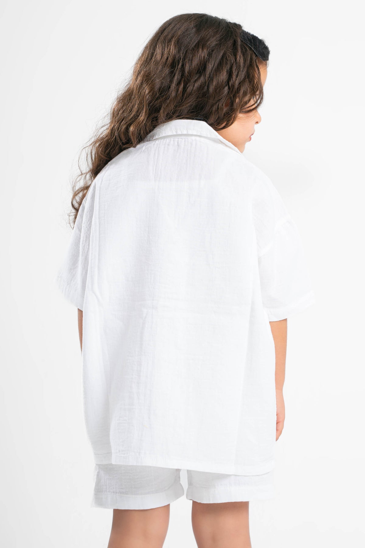 WHITE LITTLE ONES CROCHET SHORT