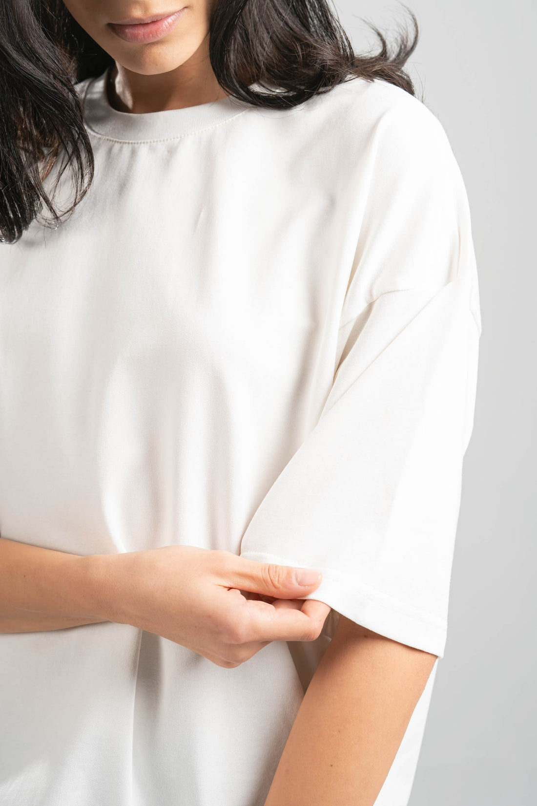 OFF-WHITE SUMMER MELTON BOX-TEE