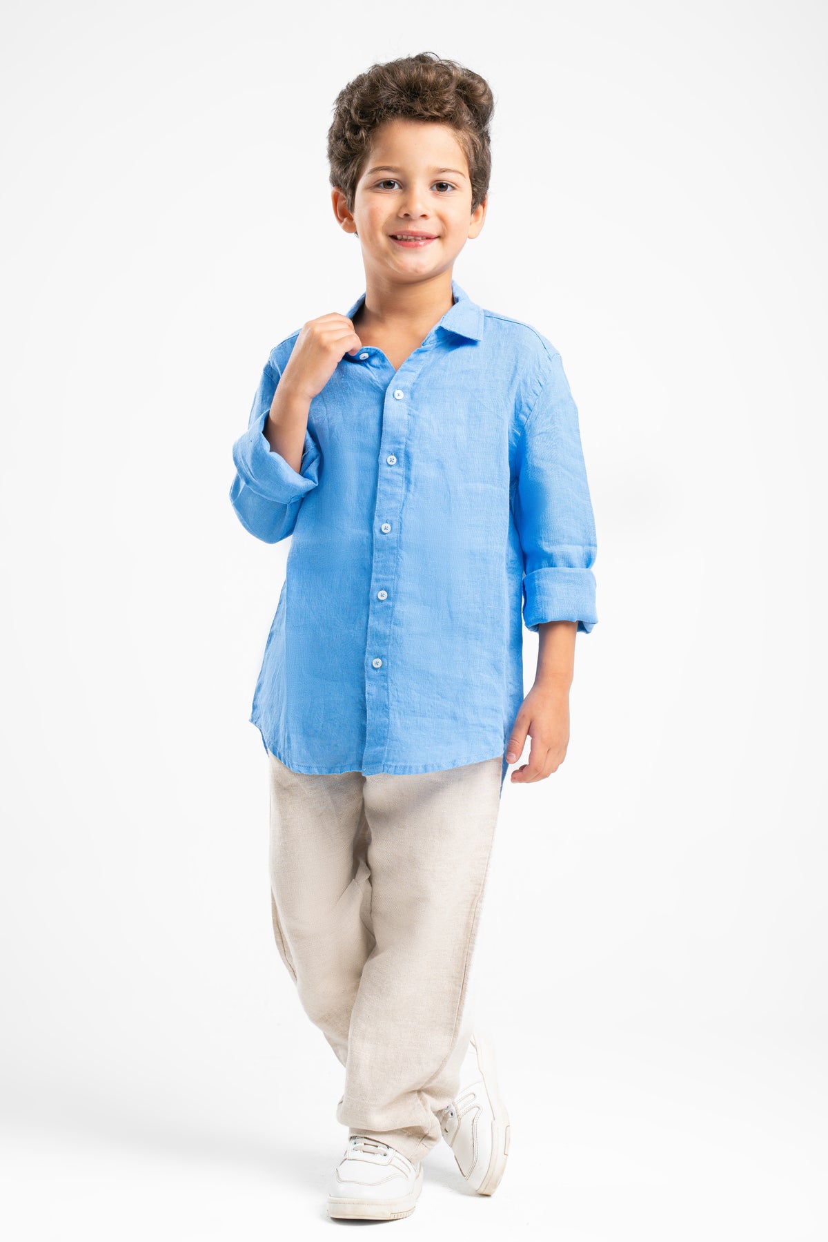 KIDS LINEN SHIRTS