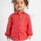 HOT PINK LITTLE ONES LINEN SHIRT