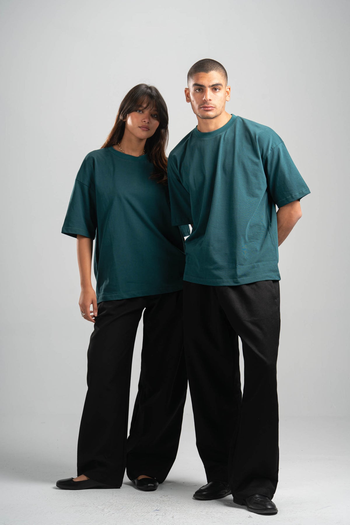 TEAL OVERSIZED T-SHIRT