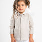 BEIGE LITTLE ONES LINEN SHIRT