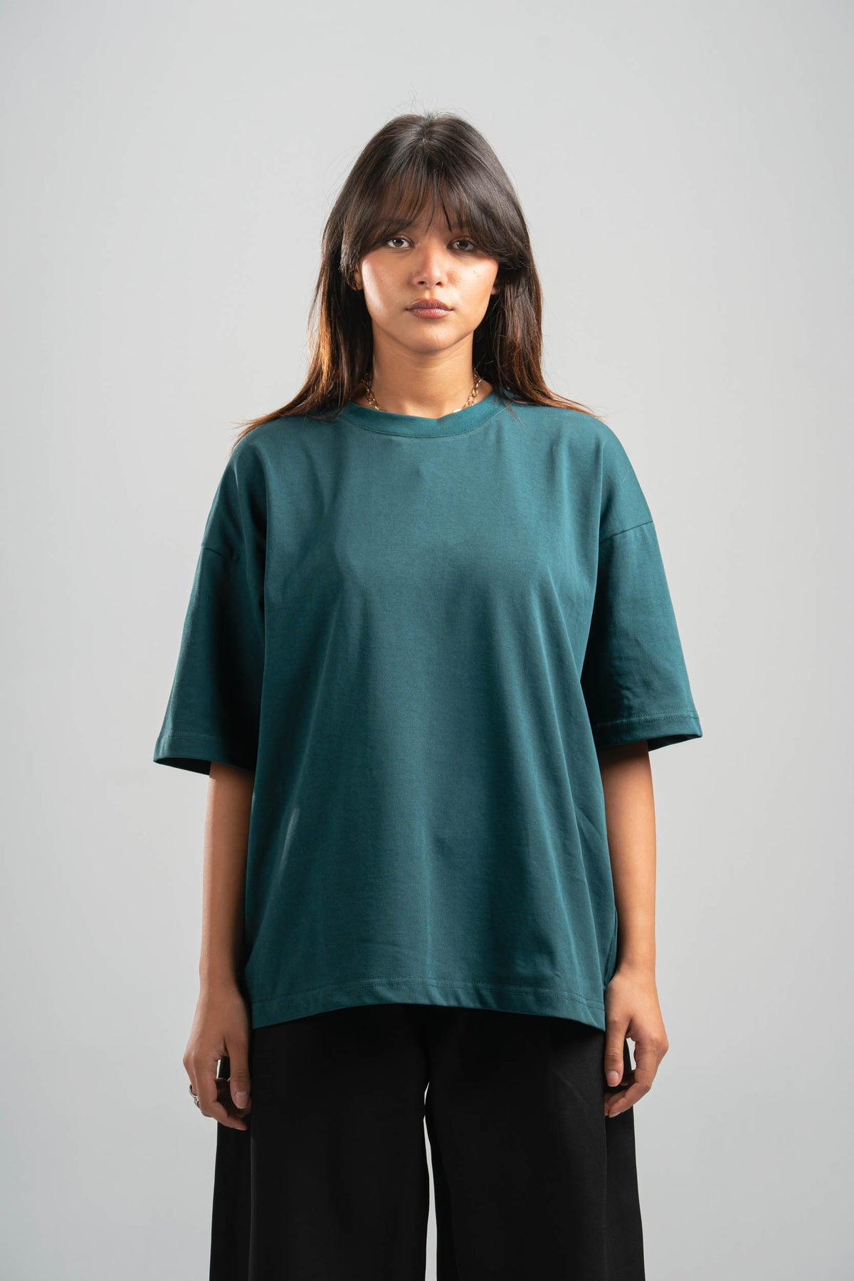 TEAL OVERSIZED T-SHIRT