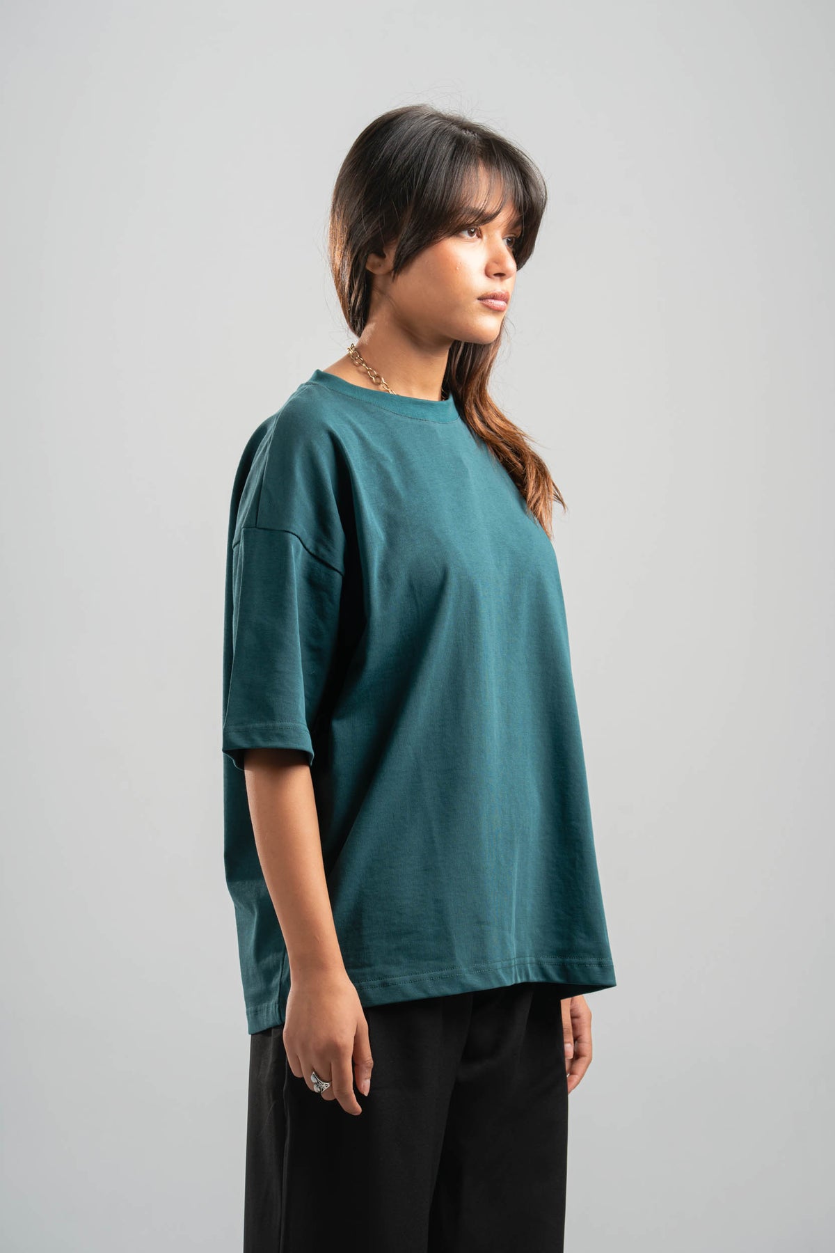 TEAL OVERSIZED T-SHIRT