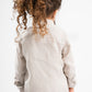 BEIGE LITTLE ONES LINEN SHIRT