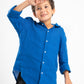 BLUE LITTLE ONES LINEN SHIRT