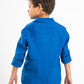 BLUE LITTLE ONES LINEN SHIRT