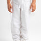 WHITE LITTLE ONES LINEN PANT