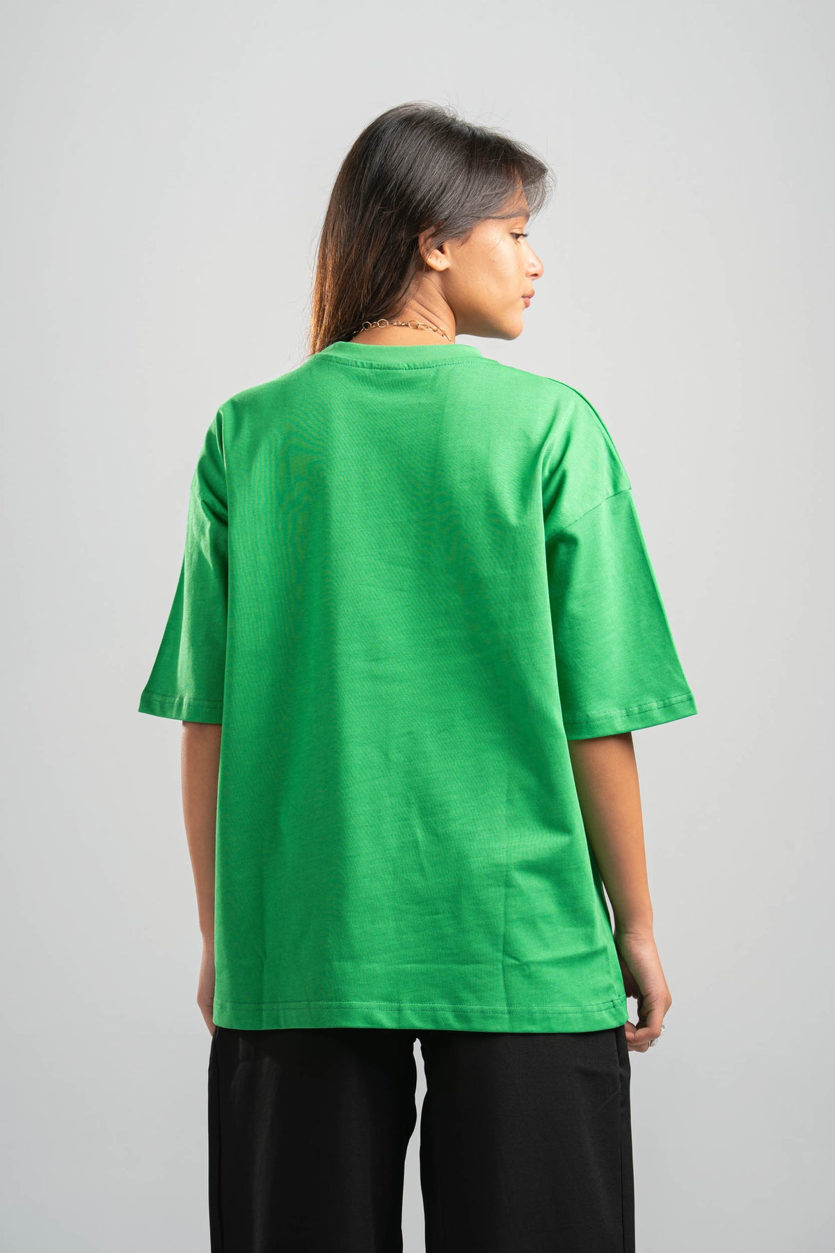 GREEN OVERSIZED T-SHIRT