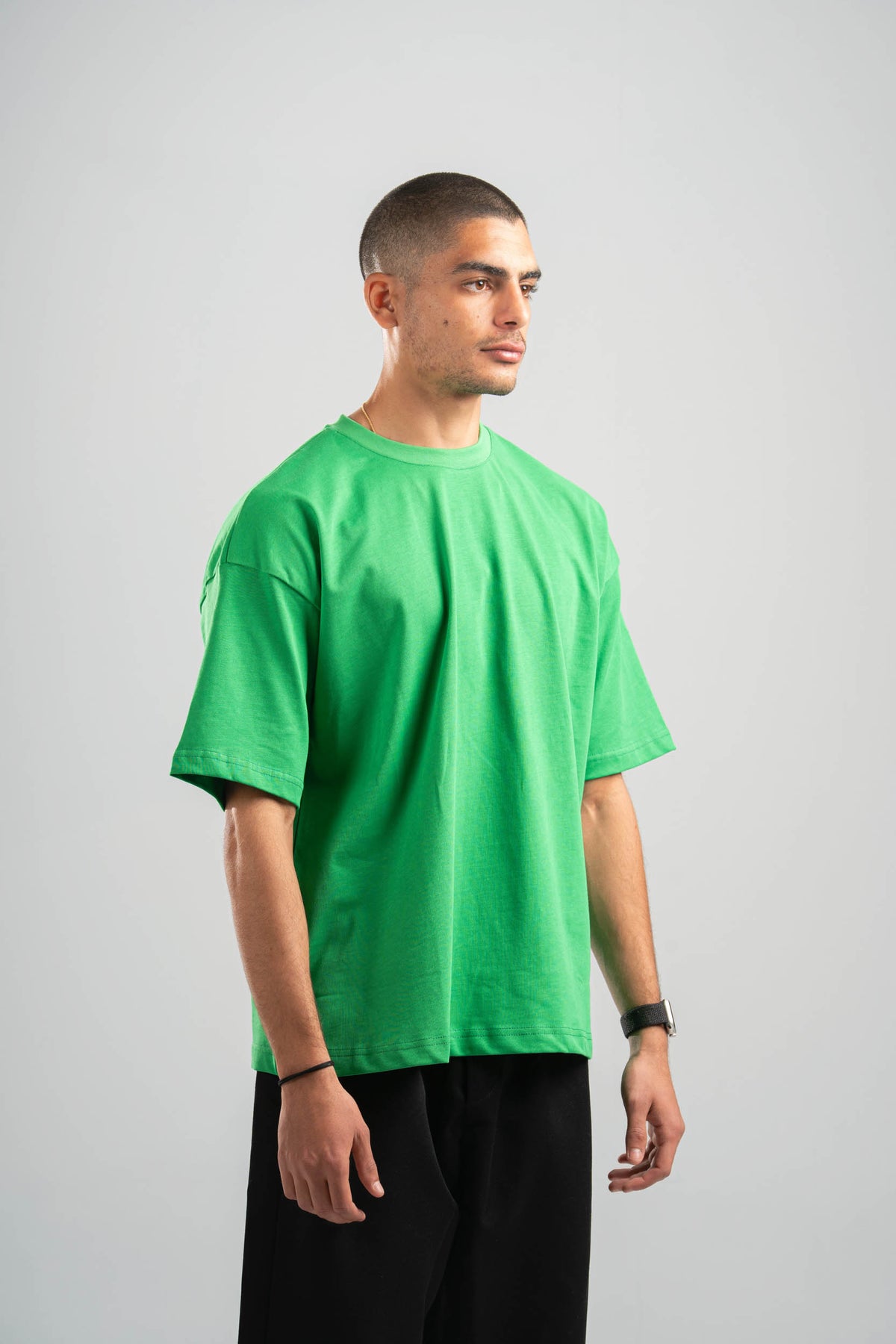 GREEN OVERSIZED T-SHIRT
