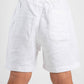 WHITE LITTLE ONES LINEN SHORT