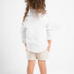 WHITE LITTLE ONES LINEN SHIRT