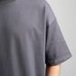 DARK GREY SUMMER MELTON BOX-TEE