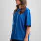 ELECTRIC BLUE OVERSIZED T-SHIRT