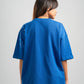 ELECTRIC BLUE OVERSIZED T-SHIRT