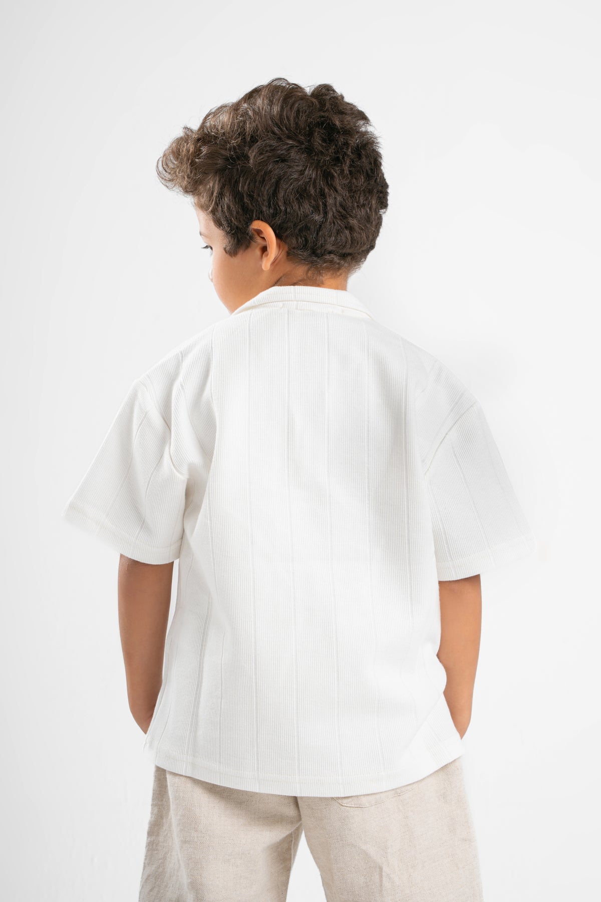 OFF-WHITE LITTLE ONES LINE UP POLO TEE
