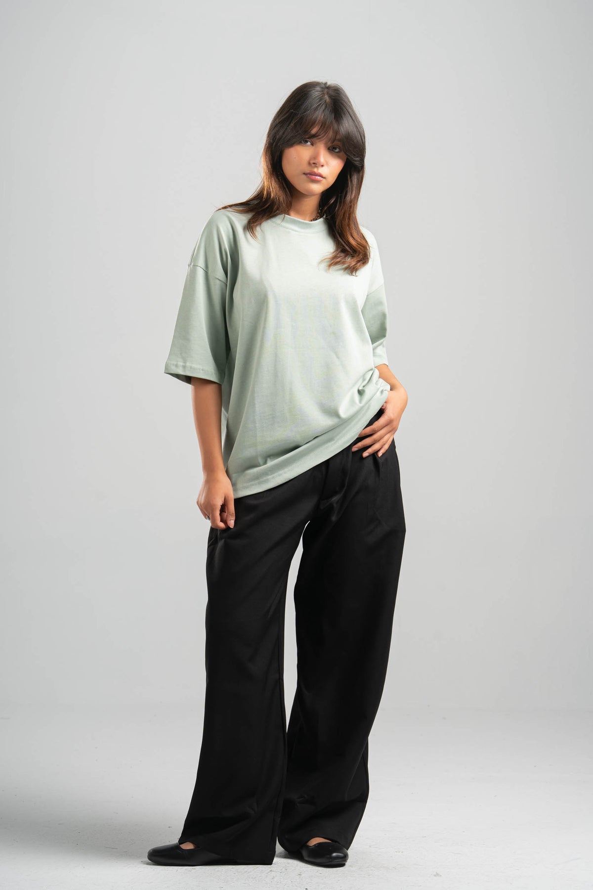MINT GREEN OVERSIZED T-SHIRT